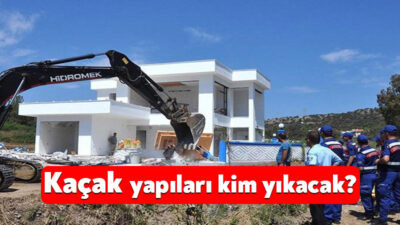 Darıca Belediyesi, ilçe sınırları içerisinde yer alan kaçak yapıları yıkmak