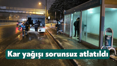 Kent genelinde dört gün boyunca etkili olan kar yağışına karşı