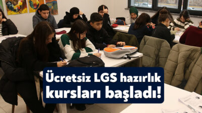 Derince Belediyesi’nin LGS’ye hazırlanan öğrenciler için düzenlediği kurslarda eğitimler başladı.