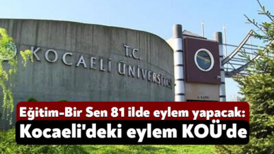 Eğitimciler Birliği Sendikası 81 ilde 13 Şubat 2025 tarihinde üniversite