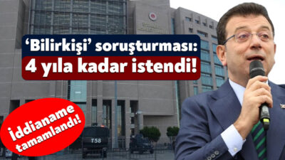 İstanbul Cumhuriyet Başssavcılığı tarafından İstanbul Büyükşehir Belediye Başkanı Ekrem İmamoğlu