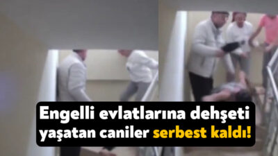Kocaeli'nin Gebze ilçesinde engelli çocuklarına şiddet uygulayan anne ve baba,
