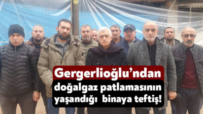 DEM Parti Kocaeli Milletvekili Ömer Faruk Gergerlioğlu, Darıca’da doğalgaz patlaması