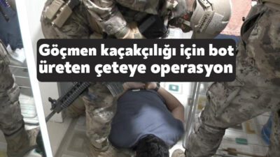 Kocaeli'de düzensiz göçmenleri nakil etmek için bot üreten çeteye yönelik