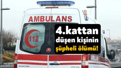 Gölcük’te meydana gelen olayda bir apartmanın dördüncü katından düşen vatandaş