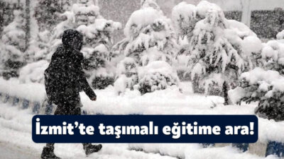 Kocaeli’nin İzmit ilçesinde, kırsal kesimdeki kar ve buzlanma riskine karşı