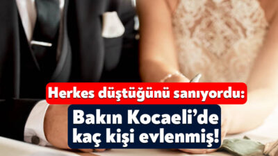 Türkiye İstatistik Kurumu Türkiye’nin evlilik ve boşanma verilerini kamuoyu ile