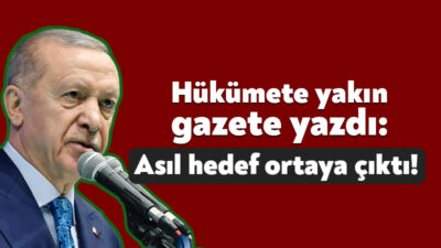 Hükümete yakınlığıyla bilinen gazete Cumhurbaşkanı ve AK Parti Genel Başkanı