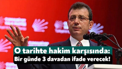 İstanbul Büyükşehir Belediye Başkanı Ekrem İmamoğlu bir günde 3 farklı