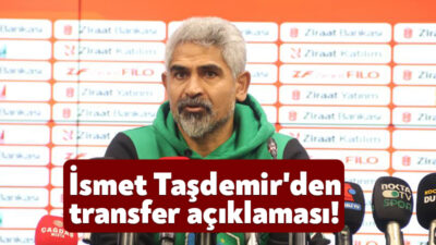 Kocaelispor Teknik Direktörü İsmet Taşdemir, Ziraat Türkiye Kupası’nda karşılaştıkları Sivasspor