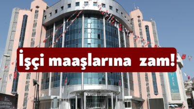 İzmit Belediyesi’nde belediye personelinin maaşına zam geldi. Yapılan zamla birlikte