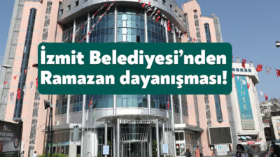 İzmit Belediyesi, Ramazan ayında ihtiyaç sahiplerine gıda kolisi ve sıcak