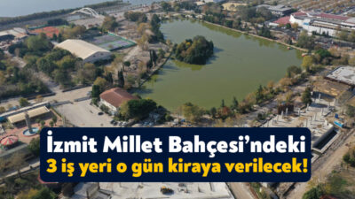 Kocaeli Büyükşehir Belediyesi, İzmit’teki fuar alanına kazandırılacak olan millet bahçesindeki
