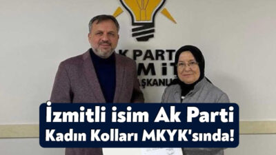Ak Parti İzmit İlçe Başkanı Halil Güngör Dokuzlar, AKP Kadın