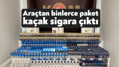 Kocaeli'nin İzmit ilçesinde durdurulan bir araçta yapılan aramada, 2 bin