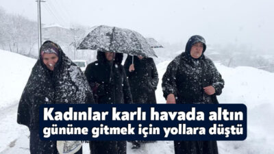 Kocaeli'nin yüksek kesimlerinde etkili olan kar yağışı, özellikle Kartepe'nin kırsal
