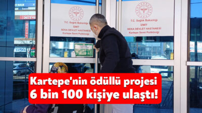 Kartepe Belediyesi’nin ödüllü projelerinden biri olan Alo Evlat Sağlık Kulübü,