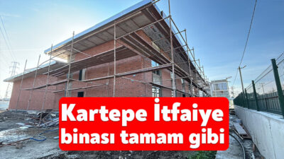 Büyükşehir Belediyesi’nin inşasını büyük titizlikle sürdürdüğü Kartepe Müfreze binası çalışmalarında