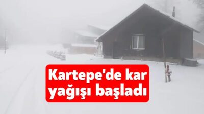 Meteorolojinin uyarılarının ardından Kocaeli'nin yüksek kesimlerinde kar yağışı başladı. Ekipler