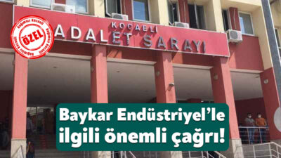 Kocaeli’de faaliyetlerini yürüten Baykar Endüstriyel ve Filtre Sanayi Şirketi konkordato