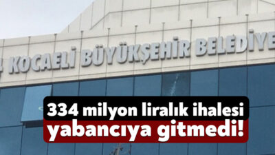 Kocaeli Büyükşehir Belediyesi konaklama ve muhtelif yiyecek hizmeti işi için