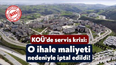 Kocaeli Üniversitesi personellerinin sorununu gidermek için kullanmaya başlayan servisler için