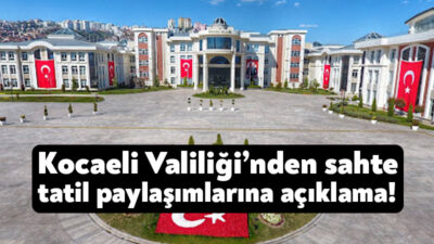 Kocaeli Valiliği, sahte hesaplardan ve WhatsApp gruplarından “Kar Tatili Basın