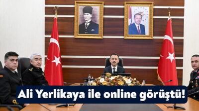 İçişleri Bakanı Ali Yerlikaya başkanlığında 81 il valisinin katılımıyla video