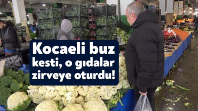 Kocaeli'de vatandaşlar pazar tezgahlarında en çok brokoli ve karnabahara rağbet