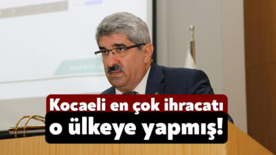 Kocaeli Ticaret Odası Başkanı Necmi Bulut, ocak ayı ihracat verilerine