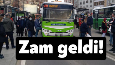 Esnafların talebi üzerine UKOME'den şehir içi ulaşım ile ilgili zam