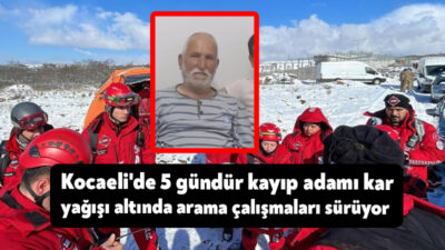 Kocaeli'de ormanlık alana girerken görülen ve kendisinden bir daha haber