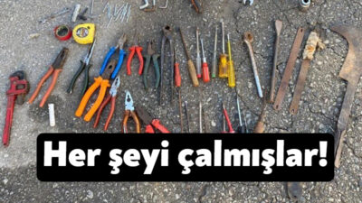 Kocaeli'de evden hırsızlık yaptığı tespit edilen 2 şüpheli, çalıntı eşyalarla