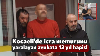 Kocaeli'de dosyadan haksız şekilde kendisini azlettirdiği iddiasıyla icra memurunu tabancayla