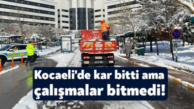 Büyükşehir kar mesaisinde durmak bilmiyor. Yağışın yoğun olduğu dönemde yolları