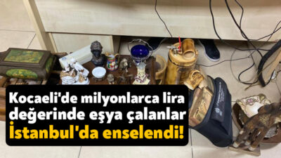 Kocaeli'de yazlık evlere girerek değeri 1 milyonun üzerinde antika ve