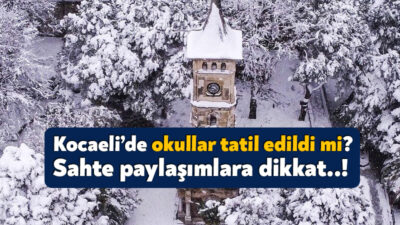 Sosyal medyada 10 Şubat 2025 Pazartesi günü okulların tatil edildiğine