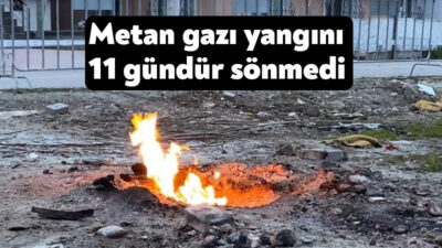 Kocaeli'nin Kartepe ilçesinde zemin etüdü sondaj çalışması sırasında açığa çıkan