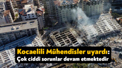TMMOB İnşaat Mühendisleri Odası Kocaeli Yönetim Kurulu 6 Şubat depreminin