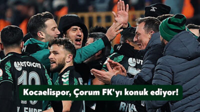 Kocaelispor 25.hafta mücadelesinde bu akşam Ahlatçı Çorum FK’yı konuk ediyor.