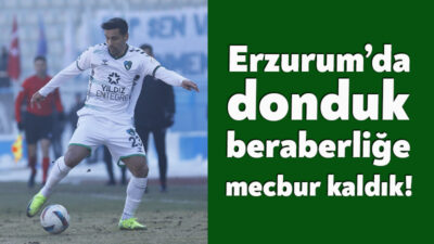 Kocaelispor, Trendyol 1. Lig’in, 22. haftasında Erzurumspor FK ile mücadele