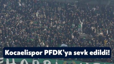 Kocaelispor Trendyol 1.Lig’in 23.haftasında evinde oynadığı Amed Sportif Faaliyetler karşılaşmasındaki