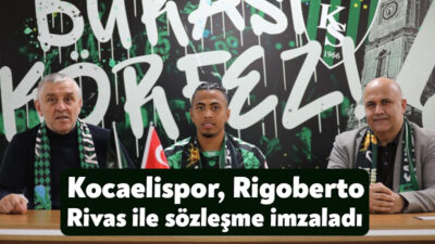 Trendyol 1. Lig ekiplerinden Kocaelispor, Rigoberto Rivas ile 2,5 yıllık