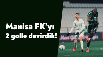 Trendyol 1. Lig'in 24. haftasında Manisa FK ile Kocaelispor karşı