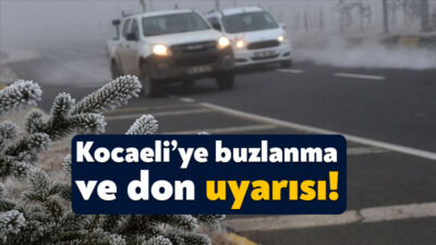 Meteoroloji Genel Müdürlüğü’nden yapılan açıklamaya göre, Kocaeli’de bugün akşam saatlerinde