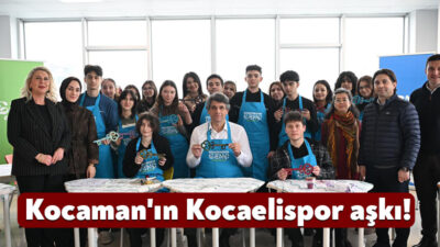 Kartepe Belediye Başkanı Av. M. Mustafa Kocaman, gençlik hizmetleri çerçevesinde