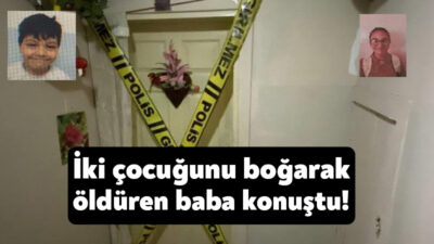 Kocaeli'de 10 ve 13 yaşlarındaki 2 çocuğunu boğarak öldüren ve
