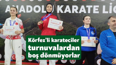 İstanbul Sultanbeyli Belediyesi Spor Salonu’nda düzenlenen Anadolu Karate Ligi'nde Körfez