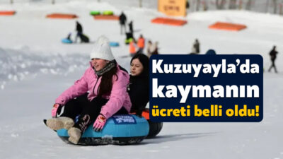 Kocaeli Büyükşehir Belediyesi’nin Kuzuyayla’da hizmete sunduğu kızak pistinin ücreti belli