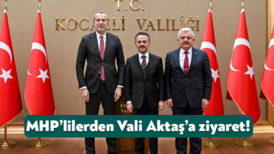 MHP Kocaeli Milletvekili Saffet Sancaklı ve MHP İl Başkanı Tuncay